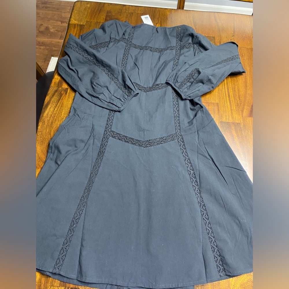 Outerknown Elliott Dress Size Small NWT in Black